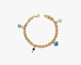 Gold Charm Bracelet