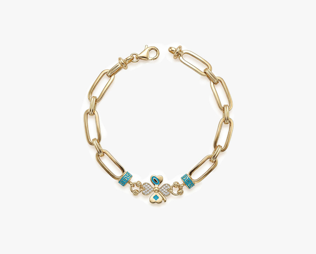 Gold Clover Bracelet
