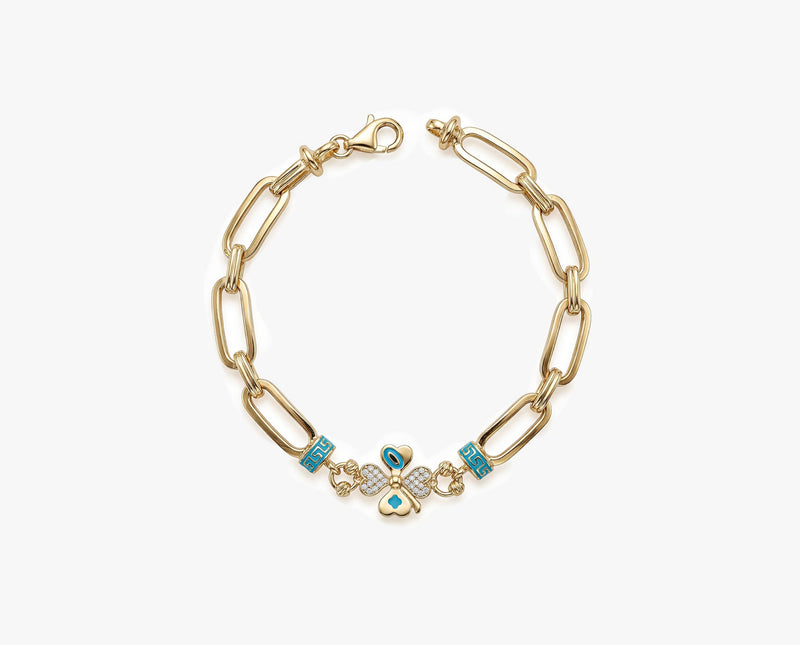 Gold Clover Bracelet