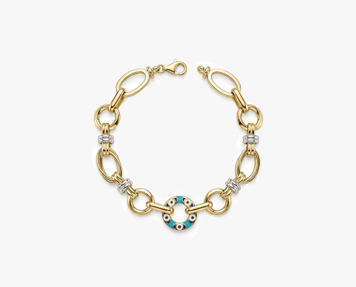 Gold Evil Eye Bracelet