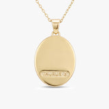 Taurus Zodiac Diamond Gold Necklace