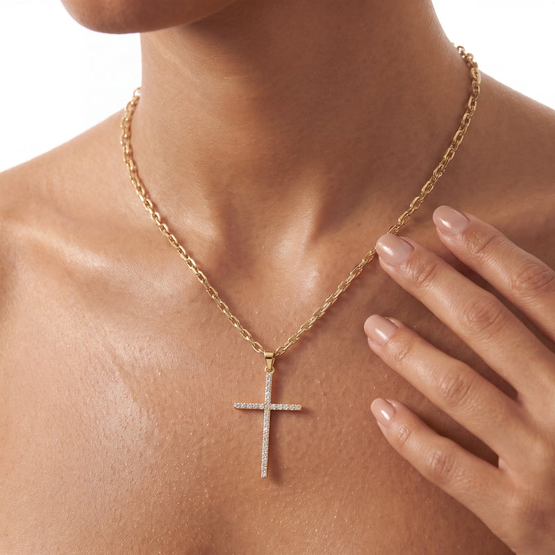 Gold Cross Pendant