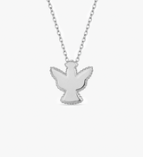 Dainty Angel Necklace in Gold