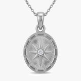 Gold Pole Star Pendant Necklace