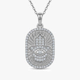 Gold Hamsa Hand Necklace