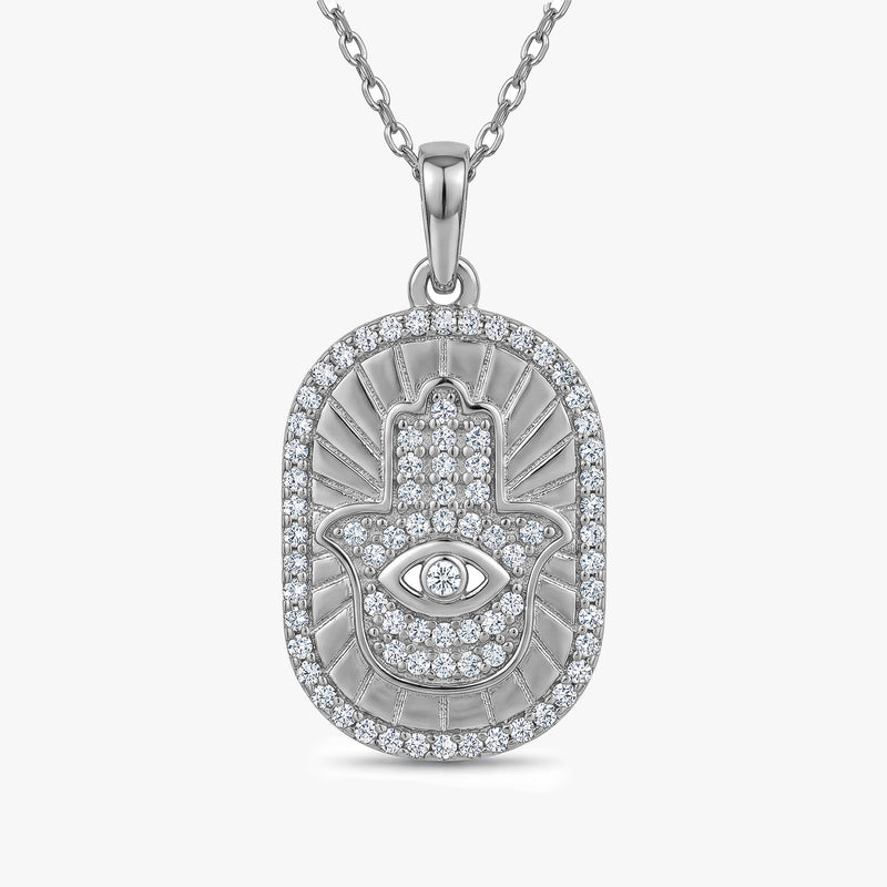 Gold Hamsa Hand Necklace