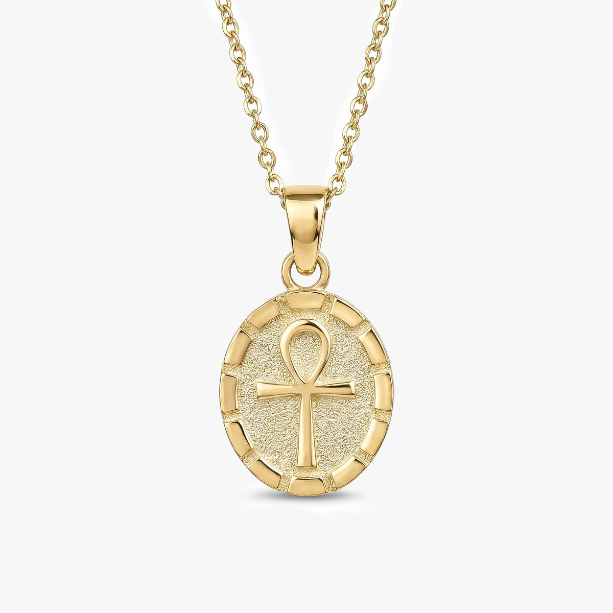Gold Eternal Life Ankh Pendant