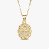 Gold Eternal Life Ankh Pendant