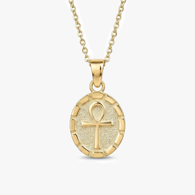 Gold Eternal Life Ankh Pendant