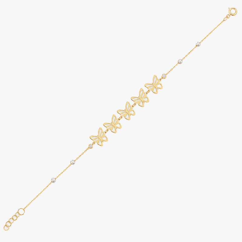 Butterfly Charm Bracelet