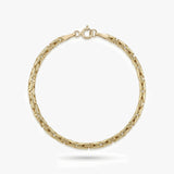 Solid Gold Byzantine Bracelet