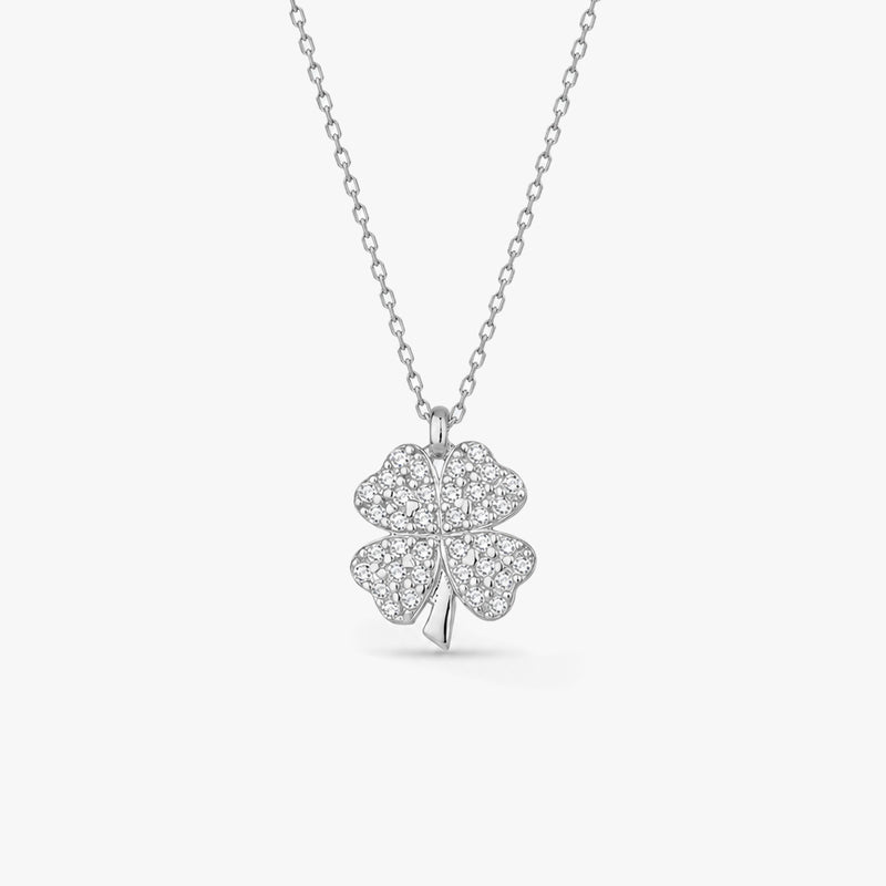 Four Leaf Clover Necklace in Gold