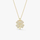 Four Leaf Clover Necklace in Gold
