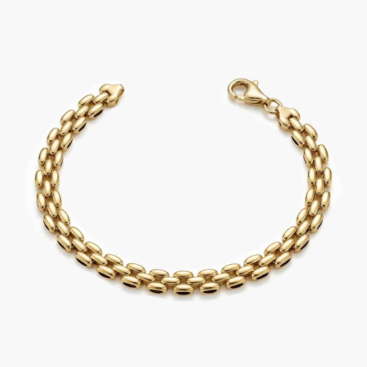 Gold Oval Link Bracelet