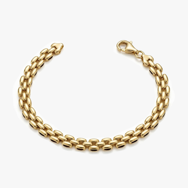 Gold Oval Link Bracelet