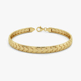 Gold Geometric Link Bracelet