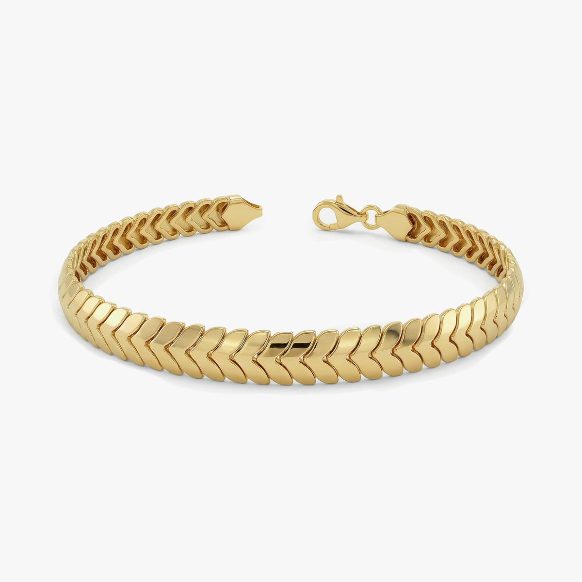 Gold Chevron Bracelet