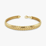 Gold Chevron Bracelet