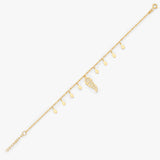Feather Charm Bracelet