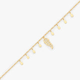 Feather Charm Bracelet
