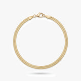 Gold Herringbone Bracelet