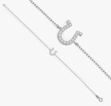 Diamond Horseshoe Bracelet in Gold