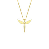 Gold Archangel Michael Necklace