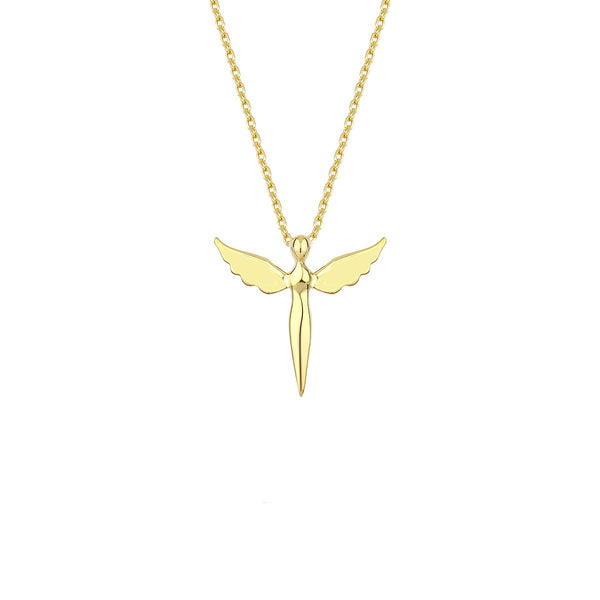 Gold Archangel Michael Necklace