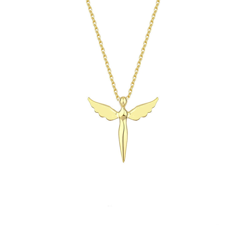 Gold Archangel Michael Necklace