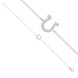 Diamond Horseshoe Bracelet in Gold