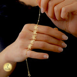Butterfly Charm Bracelet in Gold