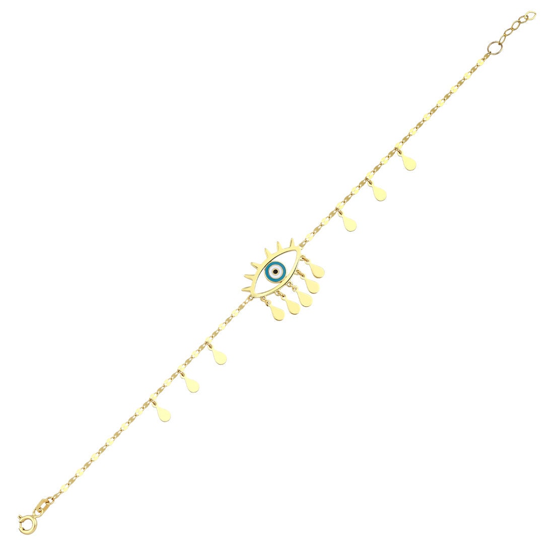 Gold Evil Eye Bracelet
