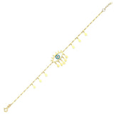 Gold Evil Eye Bracelet