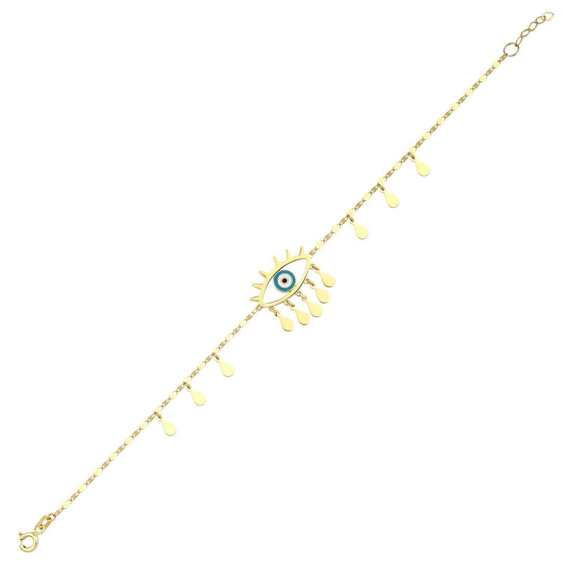 Gold Evil Eye Bracelet