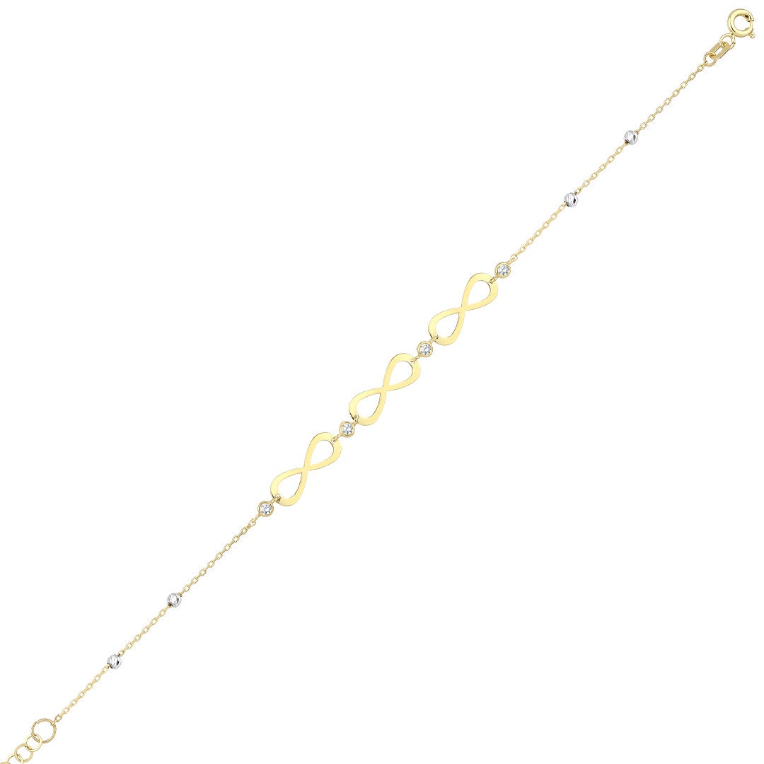 Gold Infinity Bracelet