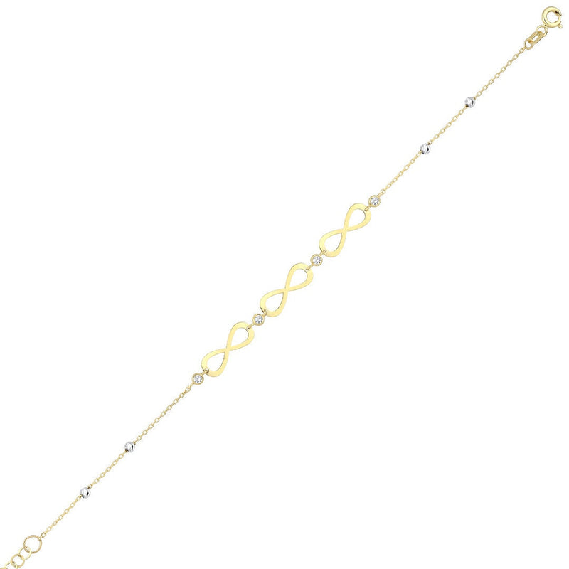 Gold Infinity Bracelet