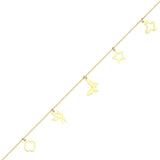 Gold Charm Bracelet