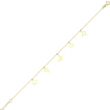 Gold Charm Bracelet