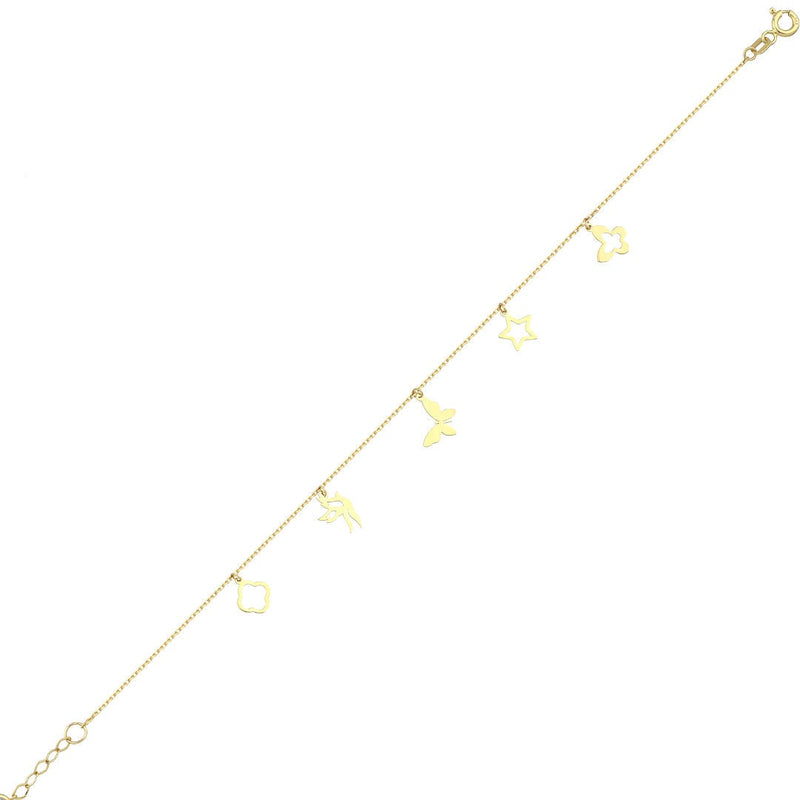 Gold Charm Bracelet