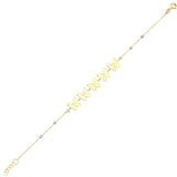 Butterfly Charm Bracelet in Gold