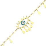 Gold Evil Eye Bracelet