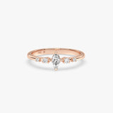 Marquise Diamond Ring in Gold