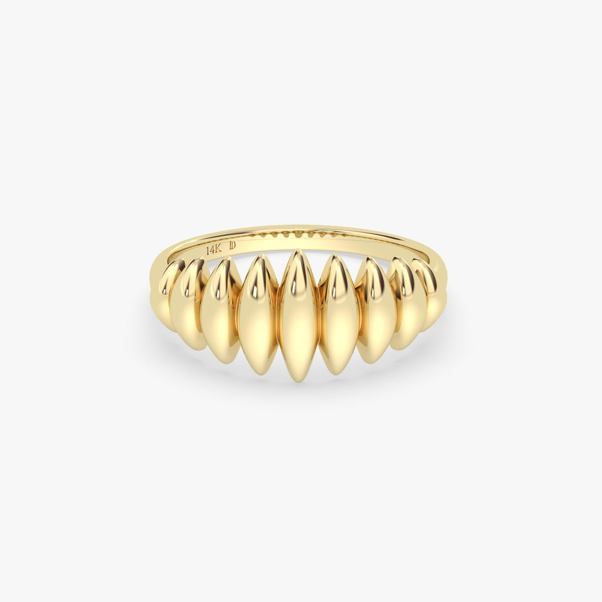 Solid Gold Dome Ring