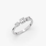 Princess Cut Lab Grown Diamond Ring
