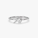 Gold Criss Cross Band Ring