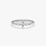 Marquise Diamond Ring in Gold