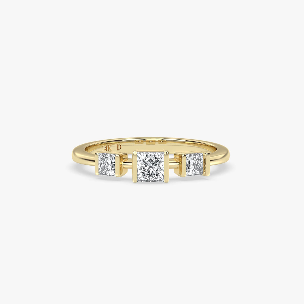 Princess Cut Lab Grown Diamond Ring