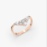 Tiara Diamond Ring in Gold