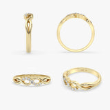 Diamond Infinity Ring in Gold