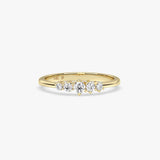 Five-Stone Diamond Gold Ring